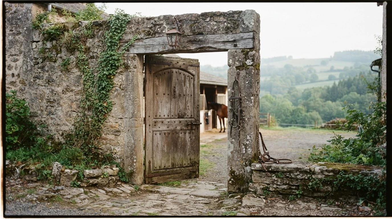 Entrée du Elevage COSTIERO, centre équestre à Cossaye